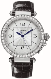 Cartier Pasha WJ120251 42mm White gold Silver