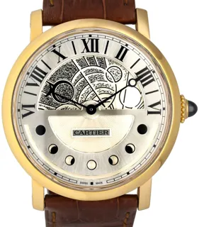 Cartier Rotonde de Cartier W1556243 Rose gold Silver