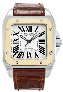 Cartier Santos de Cartier W20072X7 Yellow gold and Stainless steel Silver