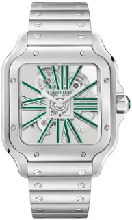 Cartier Santos de Cartier WHSA0028 Stainless steel Skeletonized