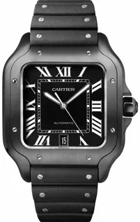 Cartier Santos de Cartier WSSA0039 Stainless steel Black