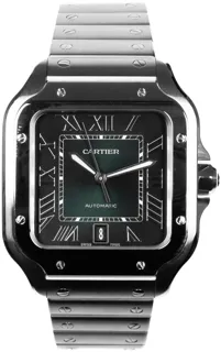 Cartier Santos Dumont WSSA0062 Stainless steel Green