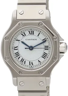 Cartier Santos Octagon 906 Stainless steel White