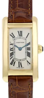 Cartier Tank Américaine 2482 Yellow gold Silver