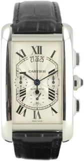 Cartier Tank Américaine 3073 White gold Silver