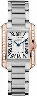 Cartier Tank Anglaise 3837 Stainless steel Silver