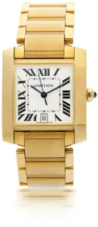 Cartier Tank Française 1840 Yellow gold Golden