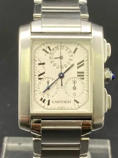 Cartier Tank Française 2303 28mm Stainless steel