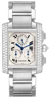 Cartier Tank Française 2367 White gold White