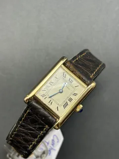 Cartier Tank Louis Cartier 78087 Yellow gold White