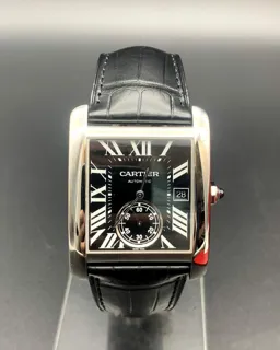 Cartier Tank MC W5330004 Stainless steel Black