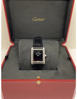 Cartier Tank Must WSTA0072 Stainless steel Black