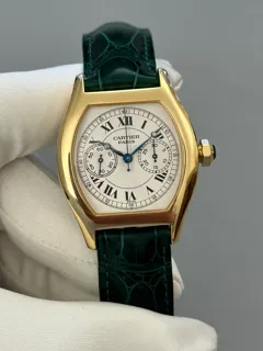 Cartier Tortue 2356 Yellow gold Silver