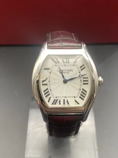 Cartier Tortue 2497C White gold Silver