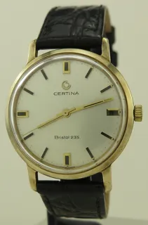 Certina Bristol 235 Yellow gold Silver