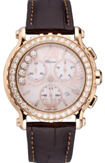 Chopard Happy Sport 283583-5001 Rose gold White