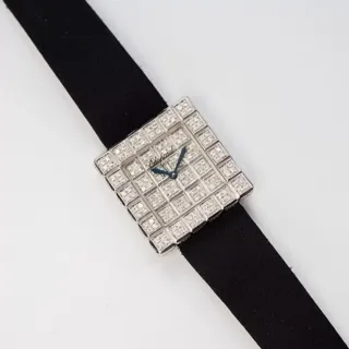 Chopard Ice Cube 7407 Diamonds White gold Paved