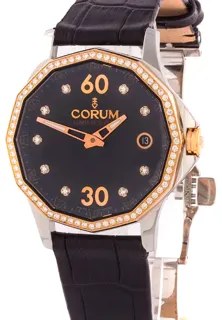 Corum Admiral's Cup 1.0091 Yellow gold and Stainless steel Black