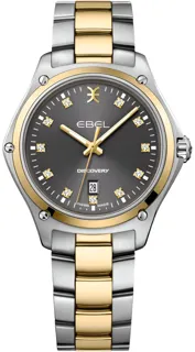 Ebel Discovery 1216547 Yellow gold and Stainless steel Black