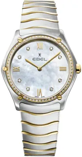 Ebel Sport Classic 1216512A Yellow gold and Stainless steel White