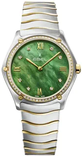 Ebel Sport Classic 1216546 Yellow gold and Stainless steel Green