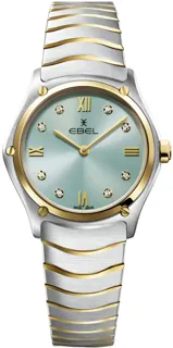 Ebel Sport Classic 1216557 Yellow gold and Stainless steel Blue