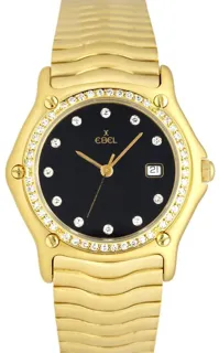 Ebel Wave 13113461 Yellow gold Black