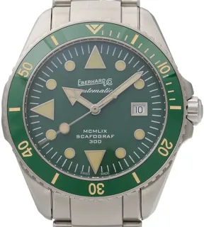 Eberhard & Co. Scafograf 300 41034.VS Stainless steel Green