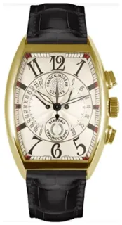 Franck Muller Curvex 7850 CC 35mm Yellow gold Silver