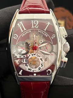 Franck Muller Curvex 8083 CC GD FO Stainless steel Red