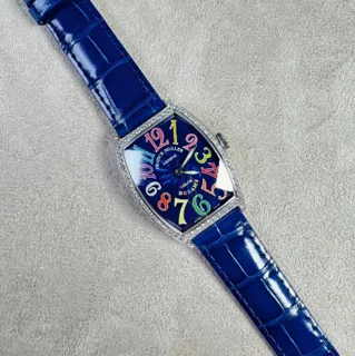 Franck Muller Curvex 2852 QZ COL DRM D 1R Stainless steel Blue