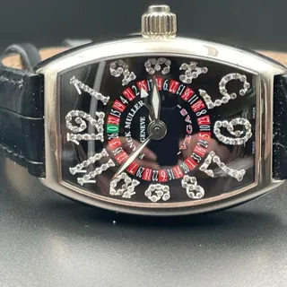 Franck Muller Curvex 5850 VEGAS CD OG White gold Black