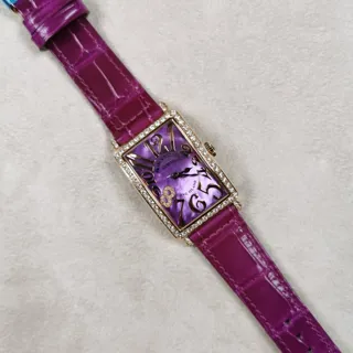 Franck Muller Long Island 952 QZ REL MOP VLF D 1R CD8 Rose gold Purple