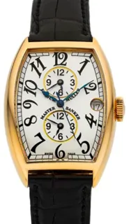 Franck Muller Master Banker 5850MB yg 32mm Yellow gold Silver