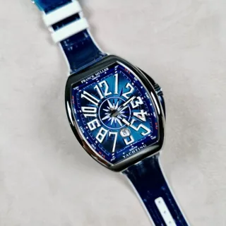 Franck Muller Vanguard V 45 SC DT AC BL YACHTING Stainless steel Blue