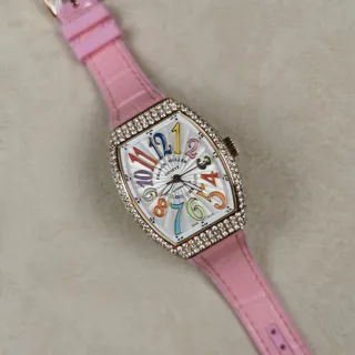 Franck Muller Vanguard V 32 SC AT FO D COL DRM 5N RS Rose gold