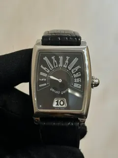 Gérald Genta Retro RSO.M.10.004.CN.BA 31mm Stainless steel Black