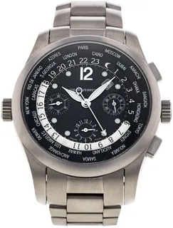 Girard-Perregaux Worldwide Time Control 49800-T-21-6046 Titanium Black