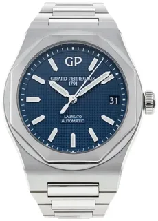 Girard-Perregaux Laureato 81010-11-431-11A Stainless steel Blue