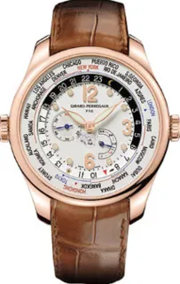 Girard-Perregaux Traveller 49850 Rose gold Silver