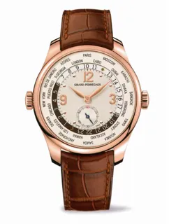 Girard-Perregaux WW.TC World Time 49865-52-152 Rose gold Silver