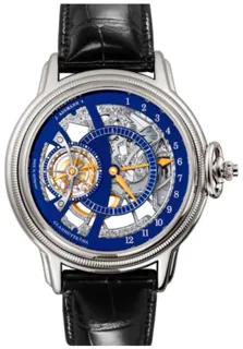 Glashütte Julius Assmann 46-12-04-06-04 White gold Skeletonized