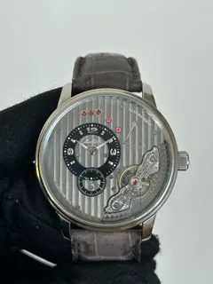 Glashütte PanoInverse 1-66-06-04-22-05 Stainless steel Skeleton