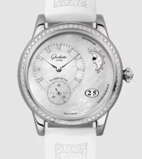 Glashütte PanoMatic Luna 1-90-12-01-12-04 Stainless steel White