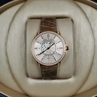 Harry Winston Midnight MIDQMP39RR002 39mm Rose gold Champagne