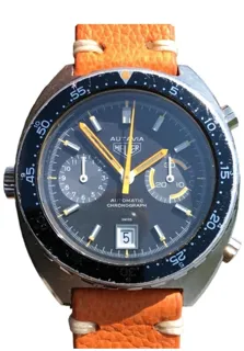 Heuer Autavia Orange Boy 11630 Stainless steel Orange