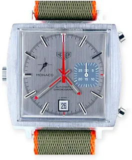 Heuer Vintage Monaco Chronograph 1533 Gray