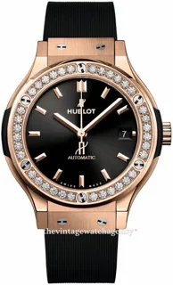 Hublot Classic Fusion 565.OX.1480.RX.1204 Yellow gold Black