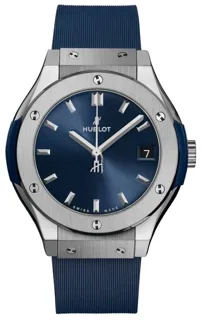 Hublot Classic Fusion 581.NX.7170.RX Titanium Blue