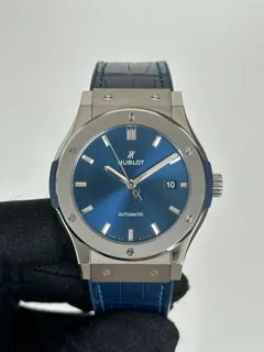 Hublot Classic Fusion Blue 542.NX.7170.LR Titanium Blue